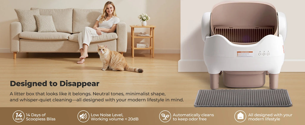 Self-Cleaning Cat Litter Box