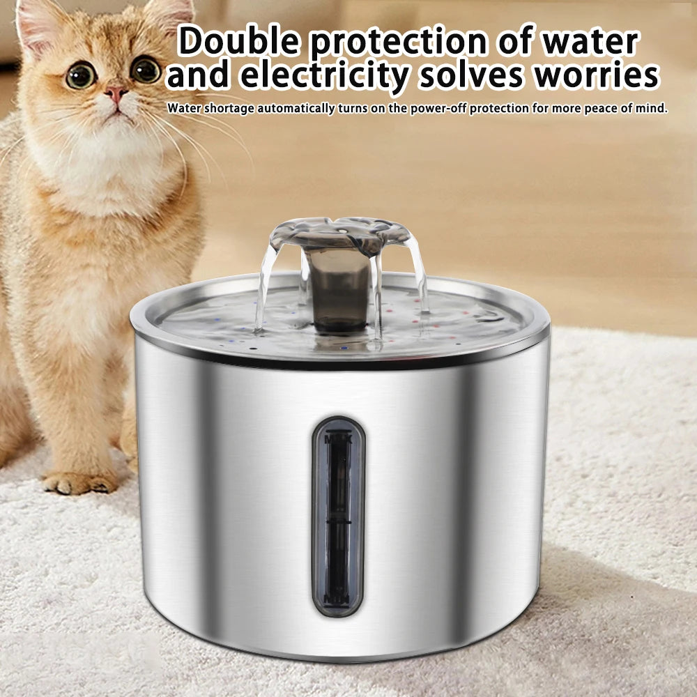 Stainless Steel Pet Water Fountain