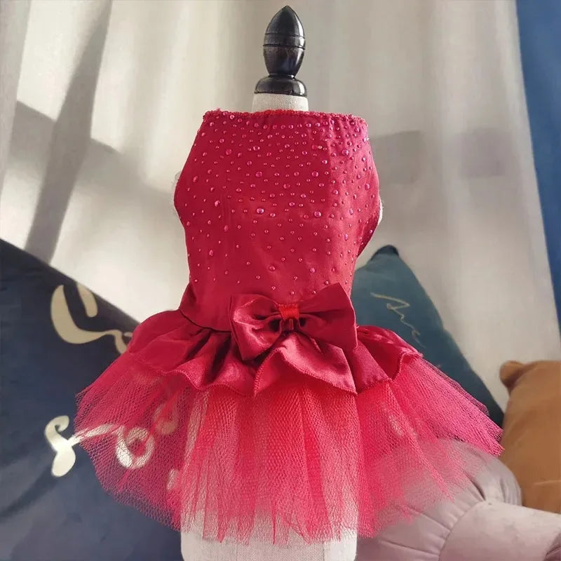 Tulle Lace Princess Dress for Small Dogs and Cats - Sweet Summer Skirt