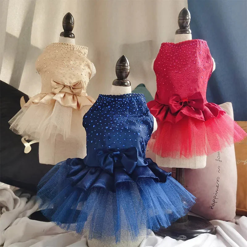 Tulle Lace Princess Dress for Small Dogs and Cats - Sweet Summer Skirt