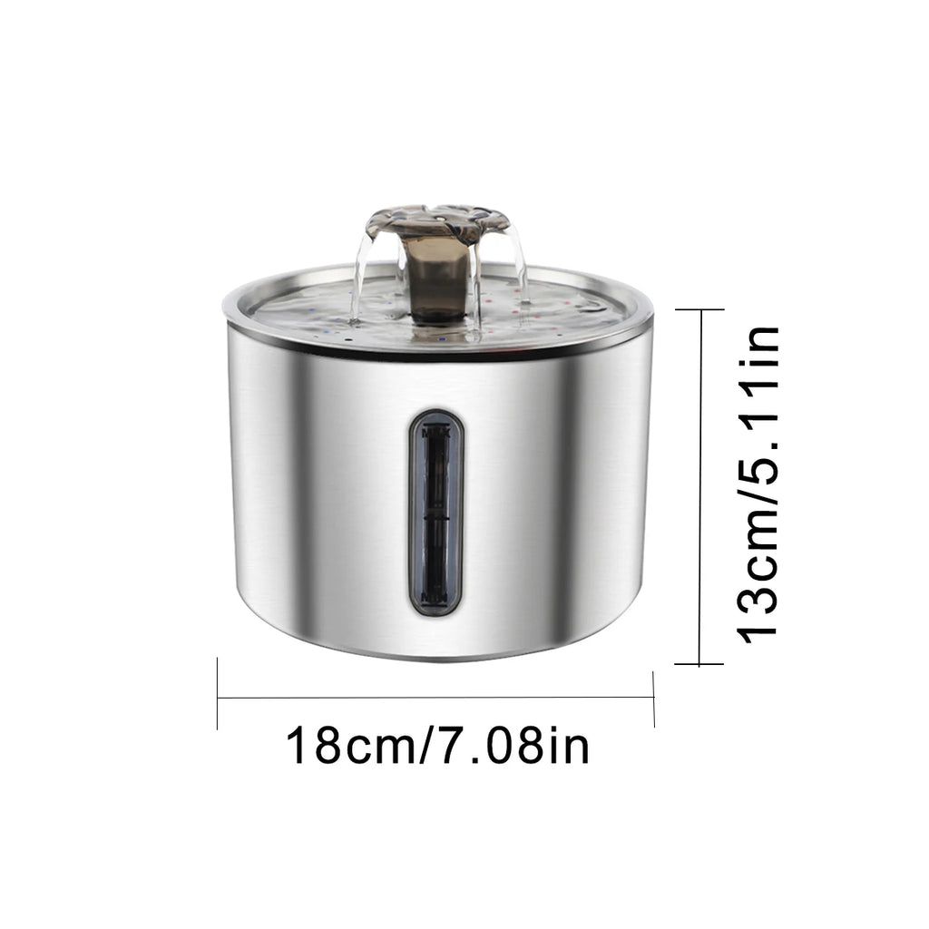 Stainless Steel Pet Water Fountain