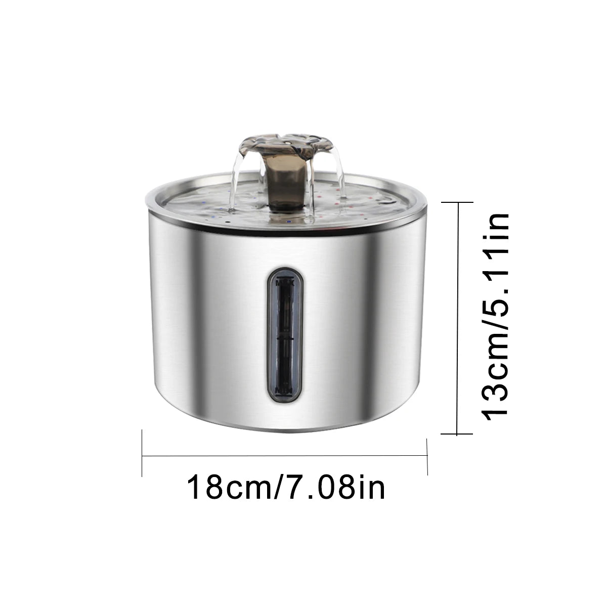Stainless Steel Pet Water Fountain