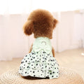Vestido de princesa de lunares para perros y gatos - Falda de verano ligera sin mangas