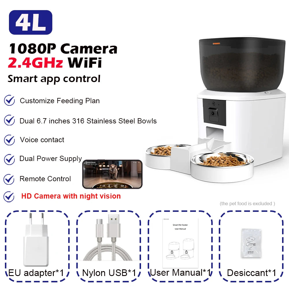 Smart Pet Feeder with Camera