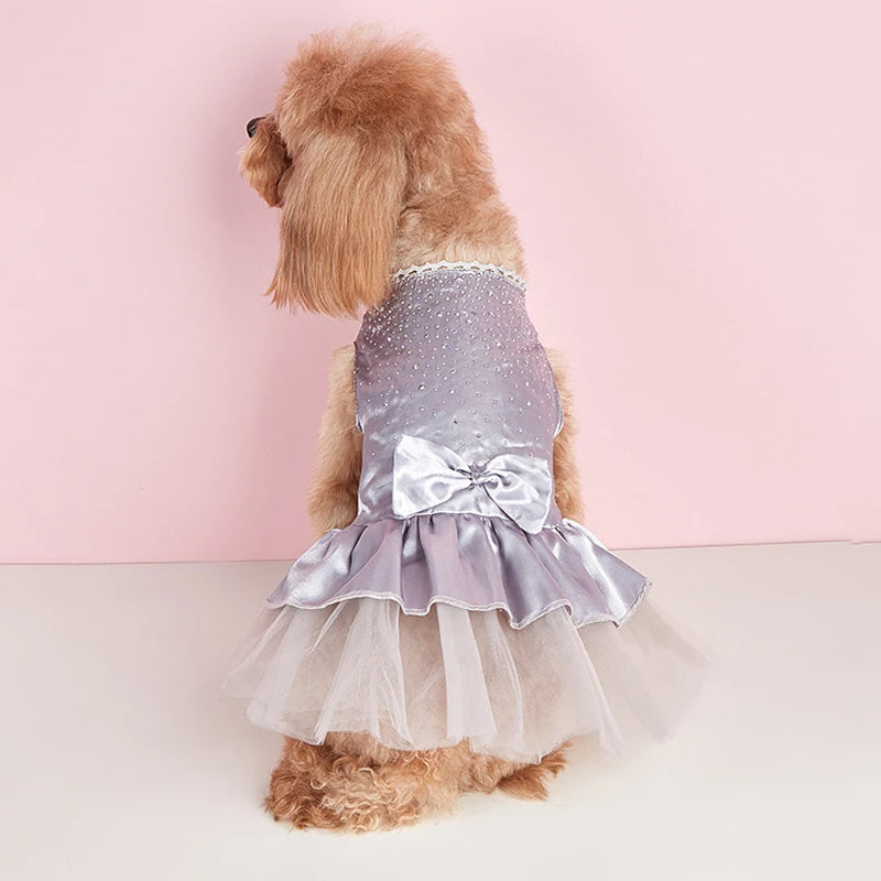 Tulle Lace Princess Dress for Small Dogs and Cats - Sweet Summer Skirt