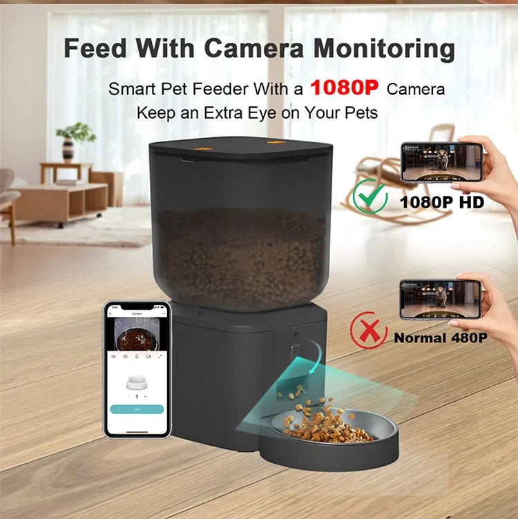 Smart Pet Feeder with Camera