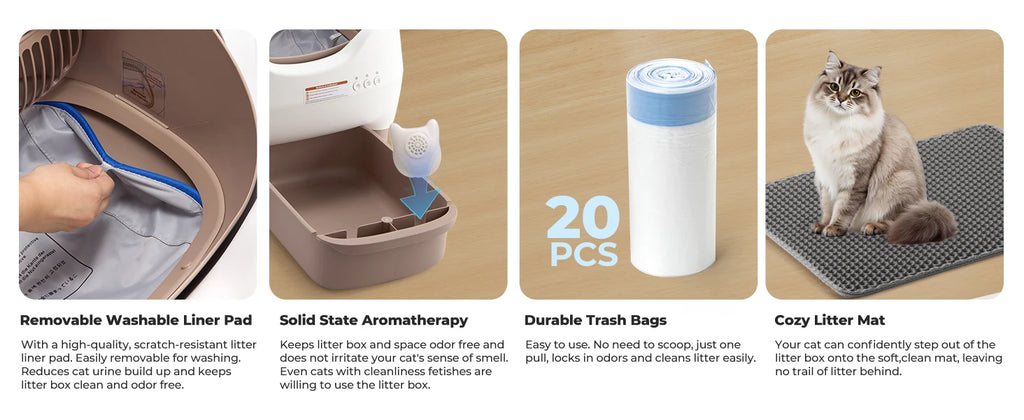 Self-Cleaning Cat Litter Box
