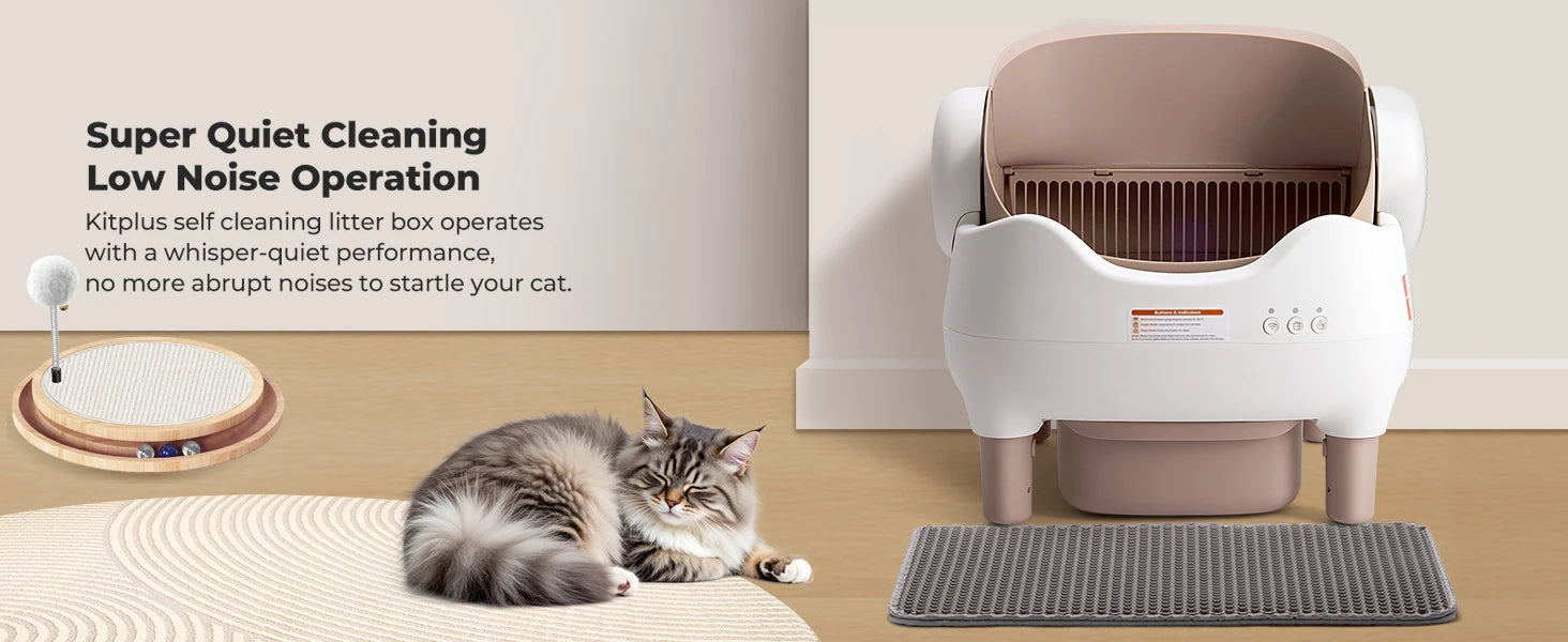 Self-Cleaning Cat Litter Box