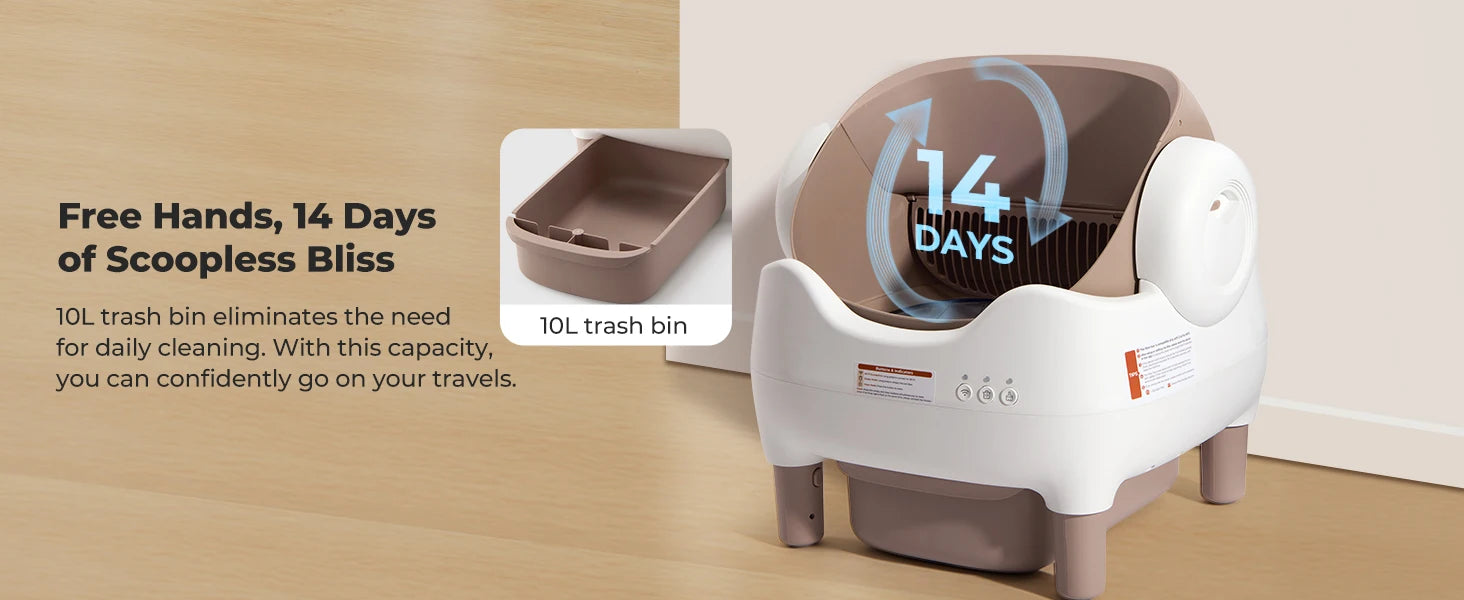 Self-Cleaning Cat Litter Box