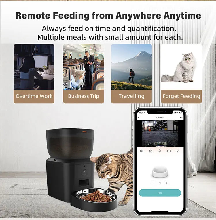 Smart Pet Feeder with Camera