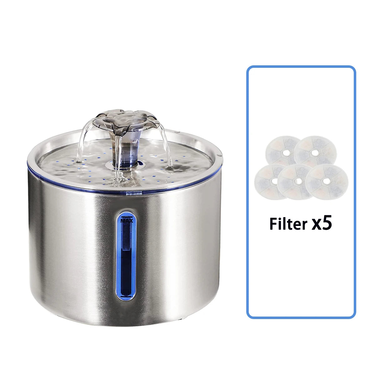 Stainless Steel Pet Water Fountain