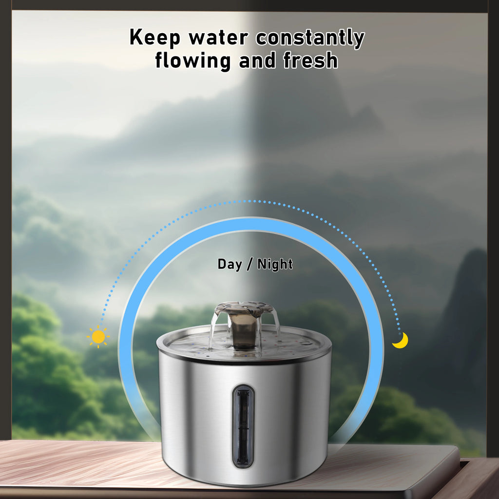 Stainless Steel Pet Water Fountain