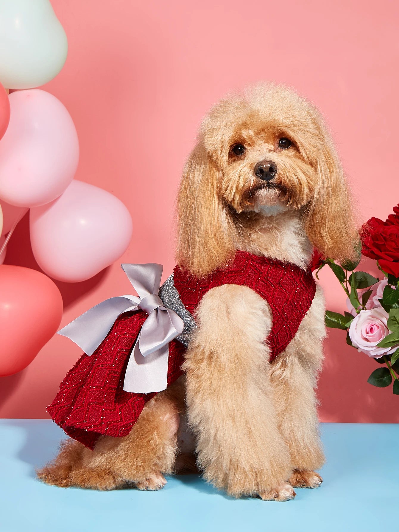 Princess Tutu Dress with Bow for Small Dogs - Elegant Party Costume