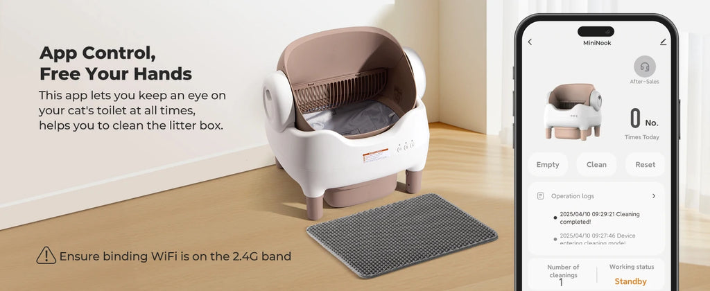 Self-Cleaning Cat Litter Box