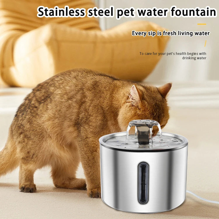 Stainless Steel Pet Water Fountain