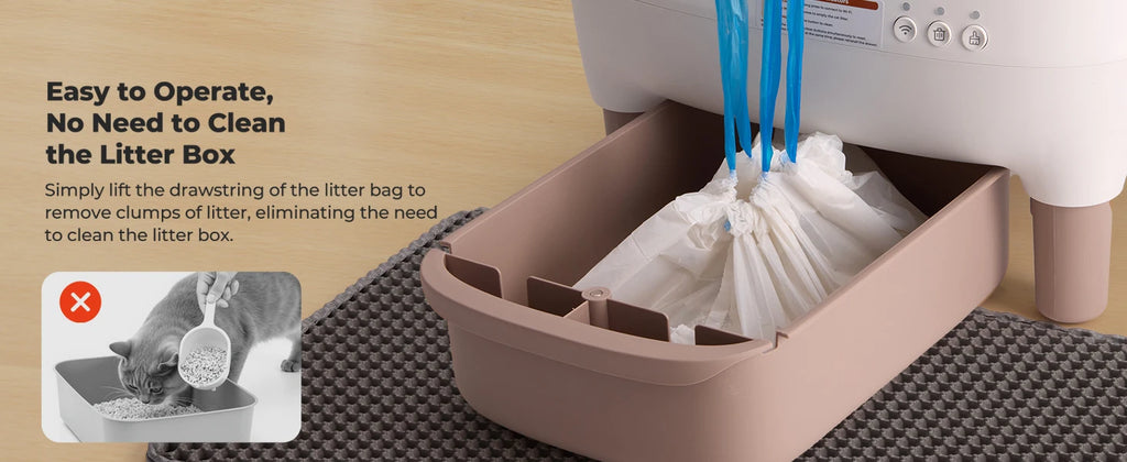 Self-Cleaning Cat Litter Box