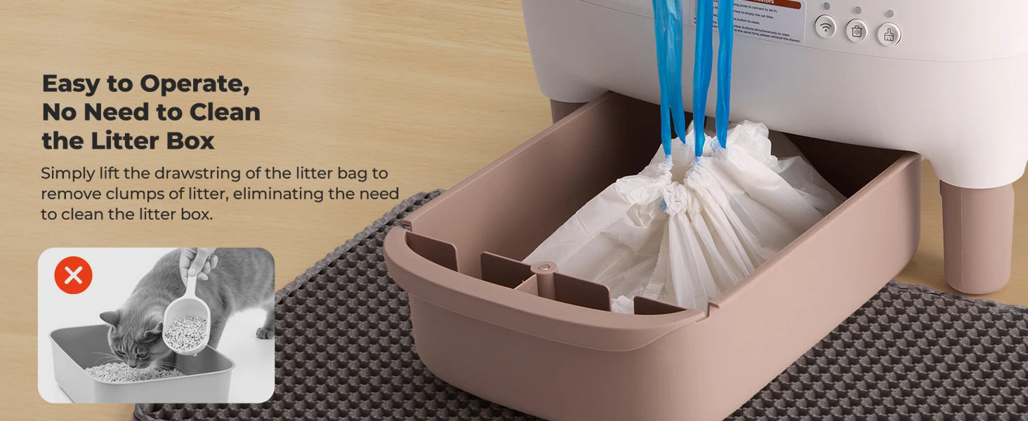 Self-Cleaning Cat Litter Box