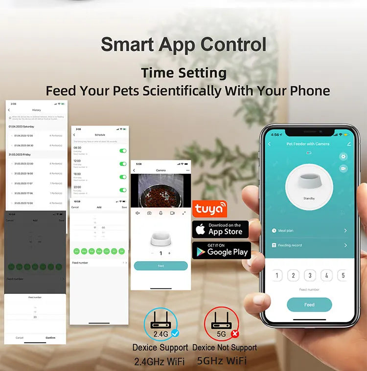 Smart Pet Feeder with Camera
